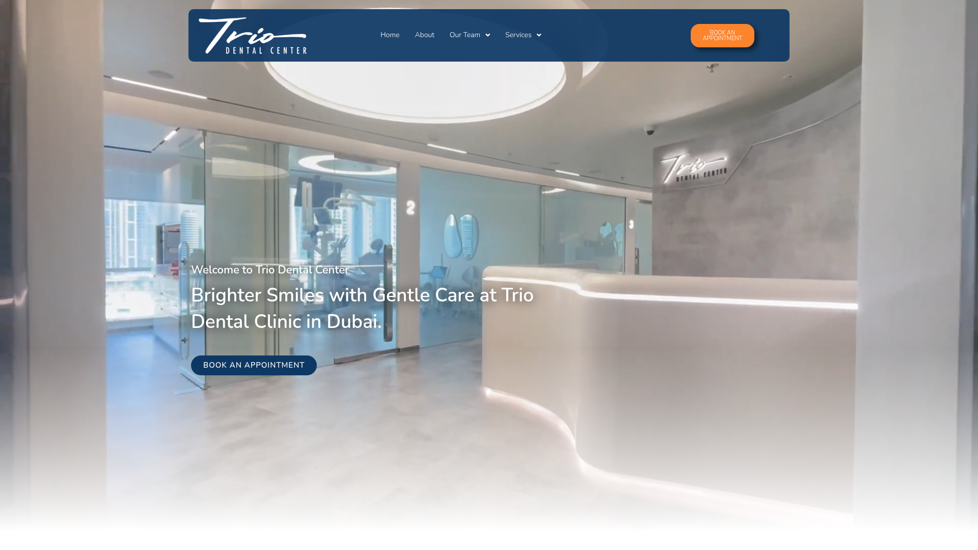 Private dental clinic website project
